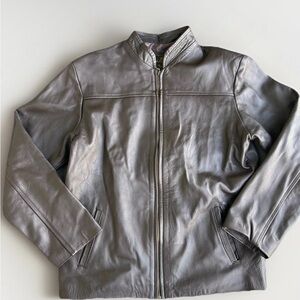 Lolita Women’s Medium Chocolate Brown Genuine Leather Jacket Vintage